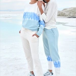 Rails Oakland Sweatpants- Dip Dye Blue NWT Sz Large